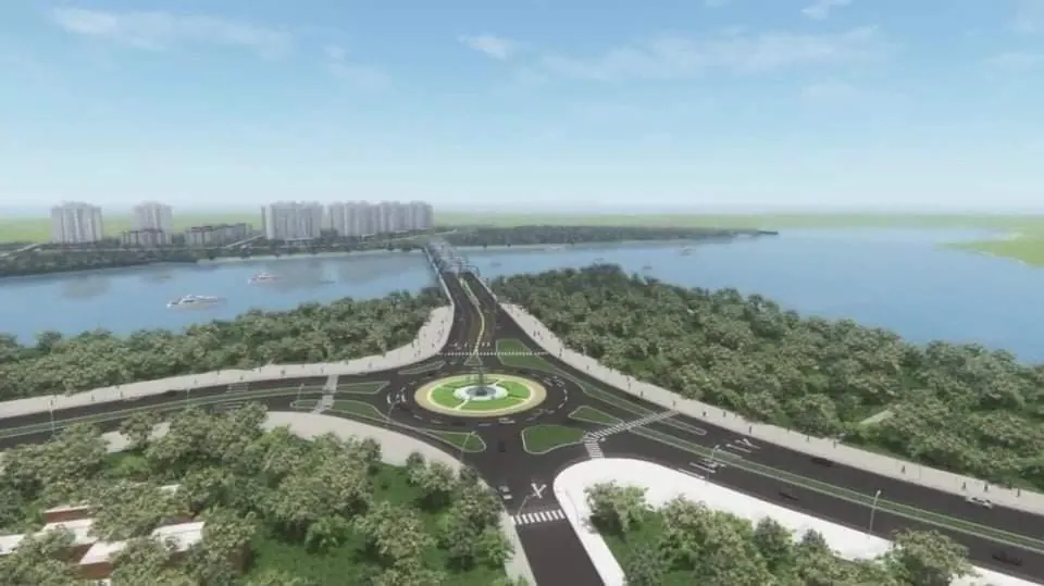 An Hao Bridge and Roundabout Junction